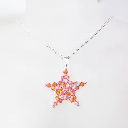 Pendant 45cm - Cassiopeia-Silver Chain - Pendant 45cm - Laiton argenté
